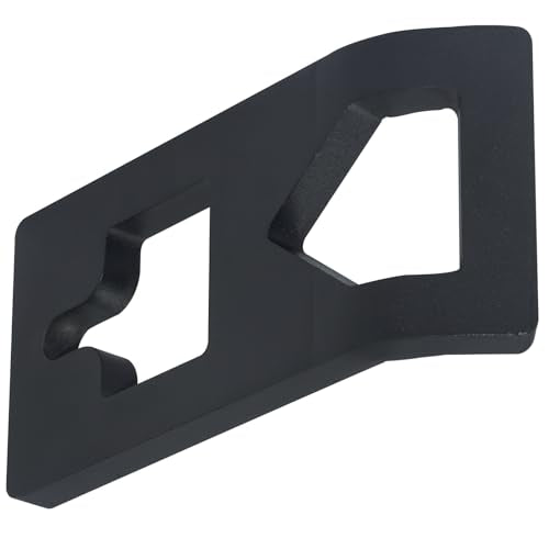 Heavy-Duty Steel T-Post Puller Plate, T Post Puller Fence Post Puller, T Post Puller Tool (Replace S16110400) - Works with Tractor Buckets, Chains, Jacks, or S-Hooks for Quick T-Post Removal