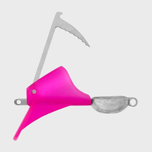 Dead Bait Trolling Lure (Bare) – Premium Fishing Rig for Kayaks, Boats & Jet Skis – Realistic Swimming Action – Ideal for Pelagic Species - color: Pink, size: Small