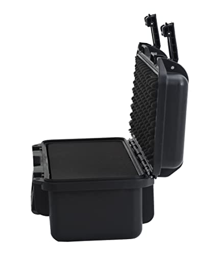 MEIJIA Premium Waterproof Hard Camera Case,Hard Case with customizable fit foam,Full Protection with Light&Convenient Design,Elegant Black (18.3"x8.4"x6.7") - size: 18.3"x8.4"x6.7"