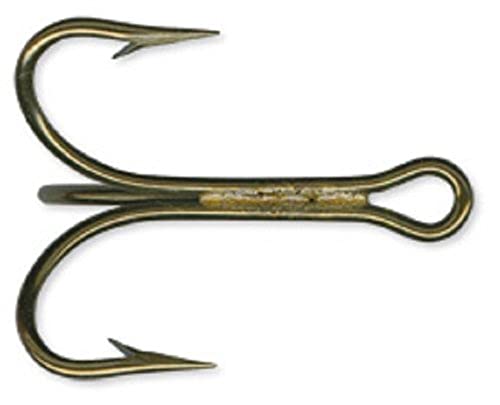 Mustad Treble Hook, O'Shaughnessy - color: Bronze, size: 1/0