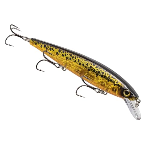 Strike King KVD Elite 300 Jerkbait Hard Bait Fishing Lure, Dives 4-7 Feet, Weight Transfer System - color: Pro Gold, size: Hook Size 4