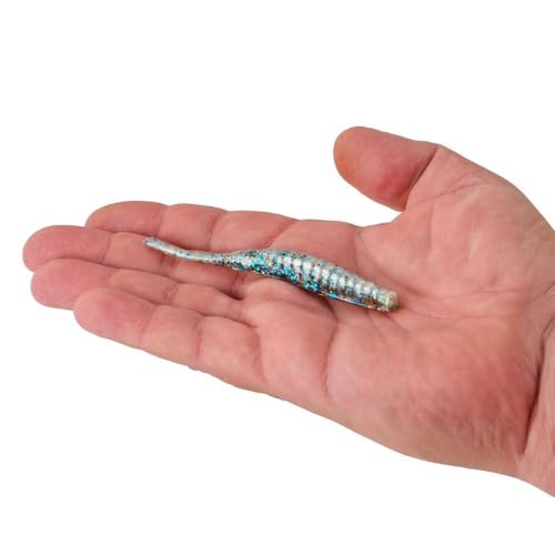 Berkley PowerBait Saltwater Bonga Stick Fishing Soft Bait, Irresistible Scent and Flavor, Ideal for Bass, Redfish, Trout and More - color: HD Pinfish, size: 4"