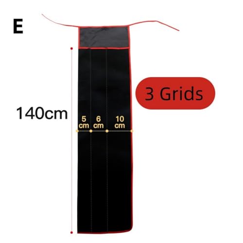 Flannelette Fishing Rod Protector Sleeve Portable Cover Pole Sock Glove Bag Soft Rod Carrying Bag Anti-Scratch Dustproof Storage Case for Freshwater Saltwater Fishing Poles - size: 3Grids 21x140cm
