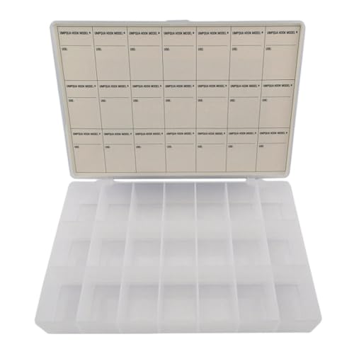 Umpqua Fly Fishing Fly Hook Box with 21 Compatments