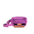 Wilderdog Utility Fanny Pack stores Treats, Balls, Keys in 3 Pockets with adjustable strap and Poop Bag dispenser (Lilac) - color: Lilac
