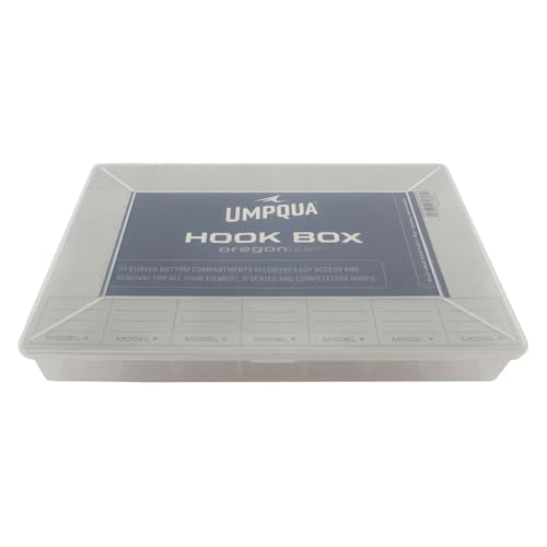 Umpqua Fly Fishing Fly Hook Box with 21 Compatments