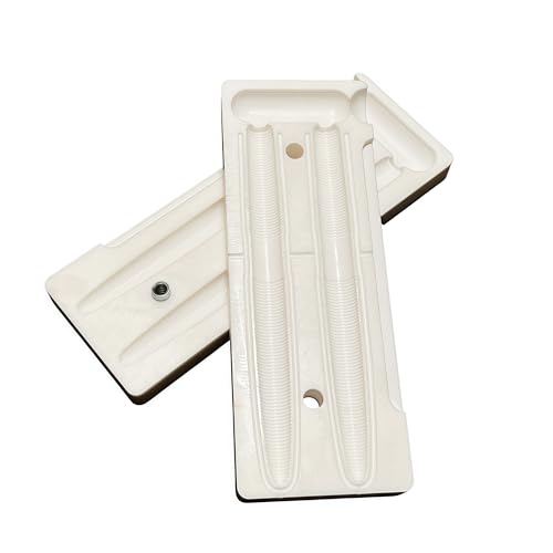 Fishing Lure Molds – Soft Plastic Lure Making Kit, Injection Molds for Soft Plastics, Worm/Paddle Tail/Shrimp DIY Bass Lure Mold - size: 5”