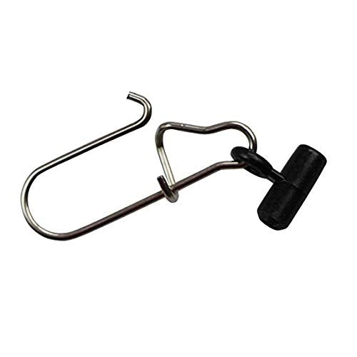 Persei 25pcs Fishing Line Sinker Slide with Duo-Lock Snap High-Strength Sinker Slider Stainless Steel Snap Kit