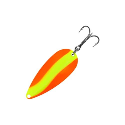 Arcadia Casting Spoons - color: Orange/Chartreuse, size: 3/8 oz. 5PCS