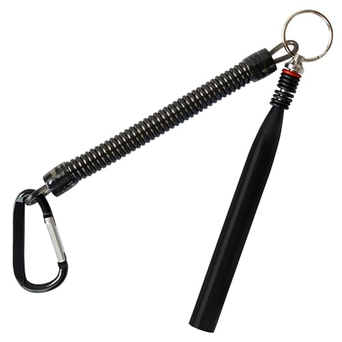 Reaction Tackle Wacky Rig Tool and O-Rings for Soft Plastic Worms, Bass Fishing Wacky Rig and Neko Rig Stick Bait Setup for Largemouth and Smallmouth - color: Black Wacky Tool (+10 O-rings)