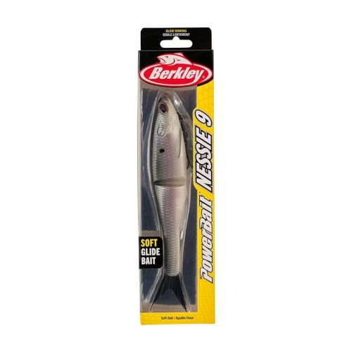 Berkley PowerBait Nessie Fishing Soft Bait - color: Hickory Shad, size: 9in - 2 oz