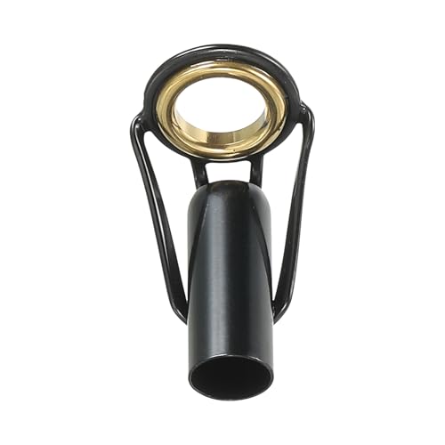 PATIKIL Fishing Rod Tip Repair Kit Stainless Steel Pole Ring Guide Replacement for Saltwater Freshwater Fishing - color: Golden, size: 2-6mm