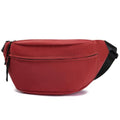 Women Sling Bags Girl Fanny Pack Crossbody Handbag Men Shoulder Bag Unisex Classic Nylon Waist Packs Purse Hiking Chest Bag, Easy Carry Any Phone, Wallet, Red - color: Red