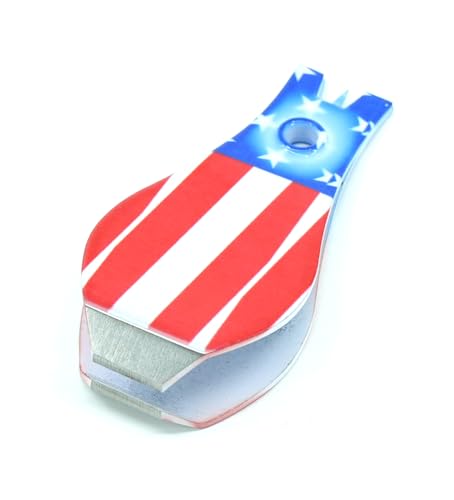 Kingfisher Fishing Accessory Fly Fishing Wide Tippet Nipper - Variety of Colors - color: American Flag