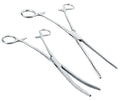 ADROIT 8" Straight and Curved Tip Hemostat Forceps | Stainless Steel Design | Small Teeth On Jaws | Locking Mechanism Built in | Great for Sewing, Fishing, Jewelry Making - size: 8", style: Straight & Curved