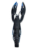 Yamamoto Craws - color: BLACK W/ BLUE FLAKE (5 PACK), size: 3.75" PSYCHO DAD