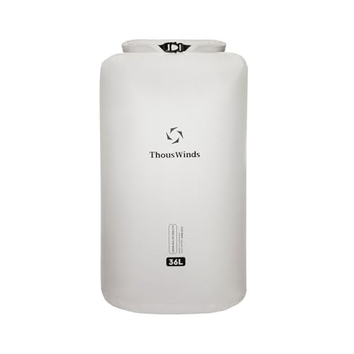 Thous Winds Waterproof Dry Bag, Lightweight Dry Sack for Hiking, Camping, Boating, Backpacking, Kayaking, 36L - color: COCO White, size: 36L
