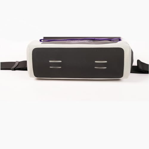 Waterproof Waist Bag, for Surfing, Paddleboarding, Boating,Cycling,Water Park Activities (Gary/purple) - color: Gary/purple