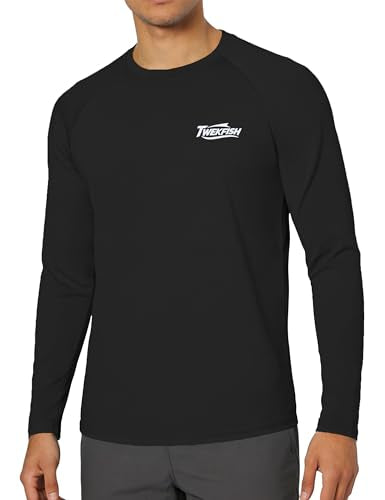 Men's UPF 50+ Sun Fishing Shirt, Long Sleeve UV Protection Tee, Quick Dry Rash Guard for Outdoor Swim Hiking - color: Black (Flag Bigfoot), size: 3X-Large