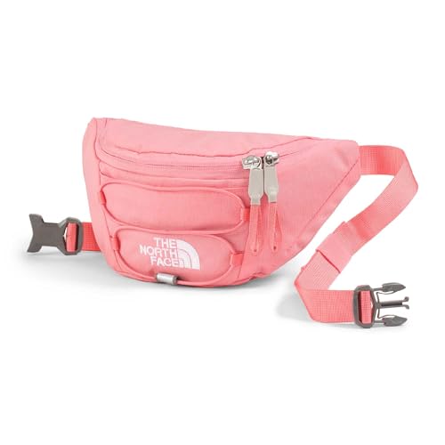 THE NORTH FACE Jester Lumbar Pack | Fanny Pack With Water Repellent Finish, 2.2 Liters, Crossbody Adjustable Strap - color: Coral Crush Light Heather/Coral Crush