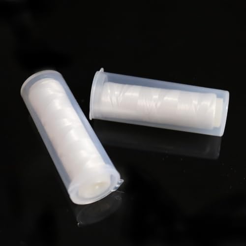 AnglerDream 0.15mm Elastic Fishing Thread, 656FT Clear Invisible Stretchy Bait Line,Fishing Bait Keeps On Hooks, Secures Bait on Hook, Sea Fishing Tying Material