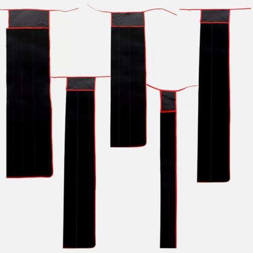 Flannelette Fishing Rod Protector Sleeve Portable Cover Pole Sock Glove Bag Soft Rod Carrying Bag Anti-Scratch Dustproof Storage Case for Freshwater Saltwater Fishing Poles - size: 4Grids 25x100cm