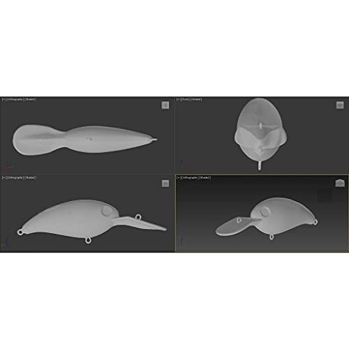 Blank Unpainted Minnow Crankbait Topwater Lipless Jerkbait Fishing Lures - color: UPC255P10