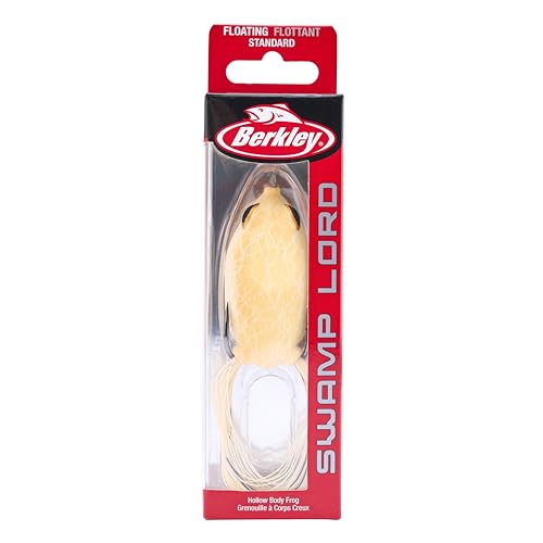 Berkley Swamp Lord Hollow Body Frog Fishing Bait - color: Bone, size: Standard