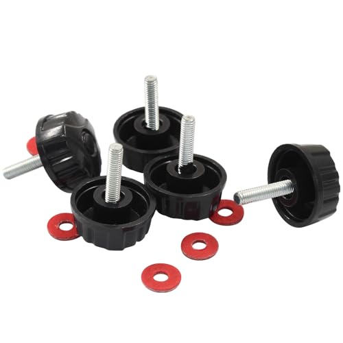 5Pcs Universal Fishing Reel Handle Screw Caps, Fishing Reel Replacement Parts for Spinning Reel Knob Crank Power Handle Grip