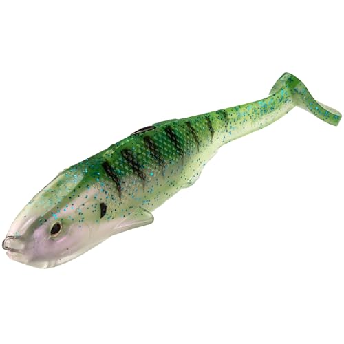 Strike King Final Copy Weedless Fishing Lure, Pre-Rigged Soft Plastic Swimbait - color: Phantom Bluegill, size: 4.75"