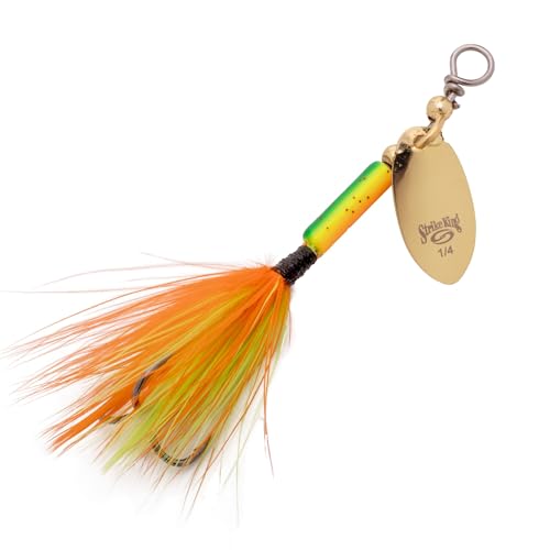 Strike King Bitsy Spinner Wire Bait - color: 317 - Bleeding Firetiger, size: 1/4 oz