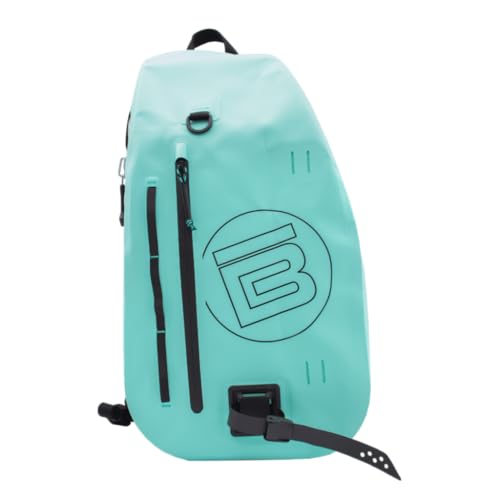 BOTE Highwater Slingpack One Strap Backpack Waterproof Outdoor Dry Bag 20 Liter Capacity Watersport Kayaking Fish Sling Snow - color: Seafoam