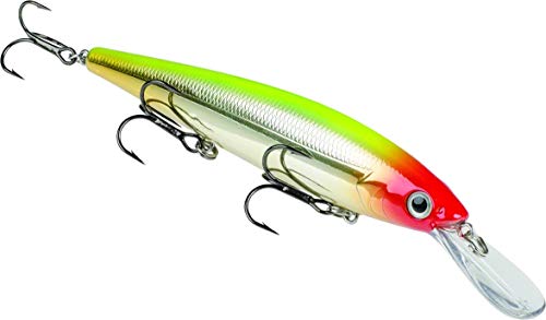 Strike King KVD Deep Jerkbait 3-Hook Fishing Lure, 3/5 oz, 4.75" - color: Clown