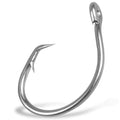 Tuna Circle Hooks, Stainless Steel Catfish Circle Hooks Saltwater 2X Strong Short Shank Big Game Hooks for Catfish Bass Tuna Size 8/0-18/0 - size: 16/0 30PCS