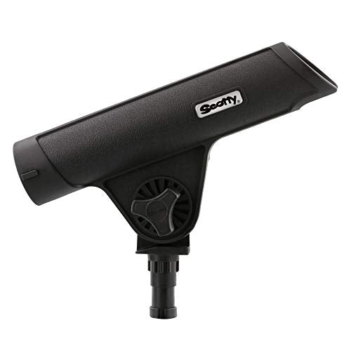 Scotty 349-BK Rodmaster II Rod Holder (No Mount), Black | Durable, Fully Adjustable, 360 Degrees of Rotation, Designed for Salmon and other Large Fish Species