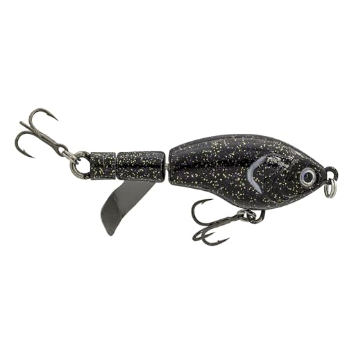 Strike King Bitsy Chickin Fishing Lure, Topwater Plopper, 2 1/2-Inches, 1/4-Ounce - color: Black Lab