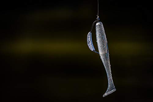 6th Sense – Divine Swimbait Soft Paddle Tail Swimbait Bass Fishing Lure, Made in USA - color: Bluegrass Magic, size: 3.8in (6/pk)