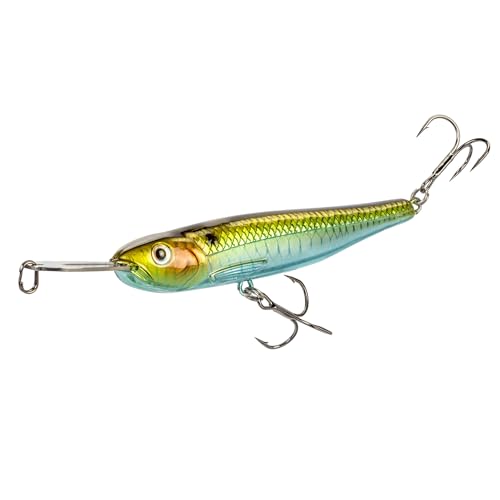 Strike King Evader 80 Fishing Lure, Swimming Topwater Bait, 7/16-Ounce - color: Chrome Herring