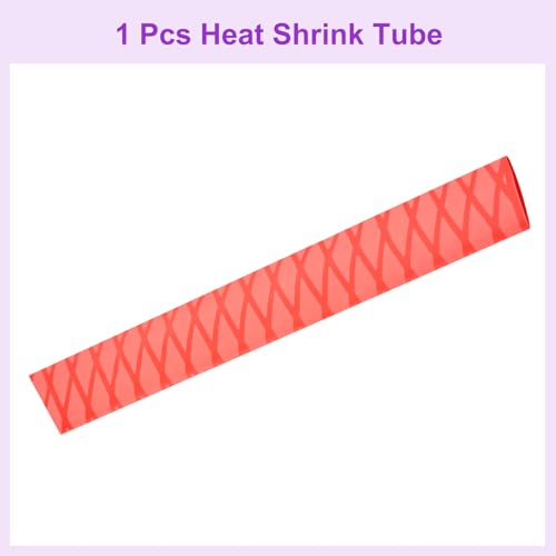 DMiotech Heat Shrink Sleeve Wrap Tubing x Tube Tubing for Fishing Rod Grips and Other Grips, Non Slip - Insulation - Waterproof 40'' Lengths, Dia 40mm Red - color: Red, size: Dia 40mm