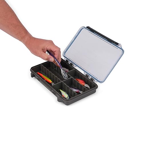 Plano StowAway 3600 Waterproof Stow Tackle Box, 4-Pack, IPX7 Waterproof Rating, with Rustricor, Single Latch Design, Transparent DuraView Lid, Storage for Fishing Bait, Lures and Gear - size: 3600 4-Pack, style: Regular - New Model