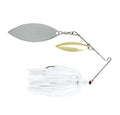 Luck E Strike Jimmy Houston Legends Spinner Bait with Willow Blades - color: White, size: 1/2 OZ