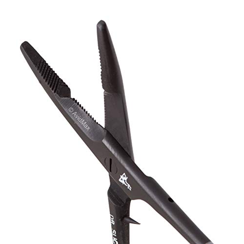 Dr. Slick 4" Scissor Clamp Black Straight - color: Black Straight, size: 4 in