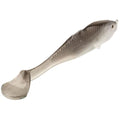 Strike King Final Copy Weedless Fishing Lure, Pre-Rigged Soft Plastic Swimbait - color: Ghost Shad, size: 4.75"