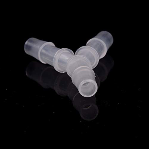 Plastic Barb Equal Y Tee 9/16" hose ID Polypropylene pipe connectors Plastic Joint Splicer Mender Adapter Union Boat Water Air Aquarium O2 Fuel (pack of 5) - size: 9/16 Inch, style: Pack of 5