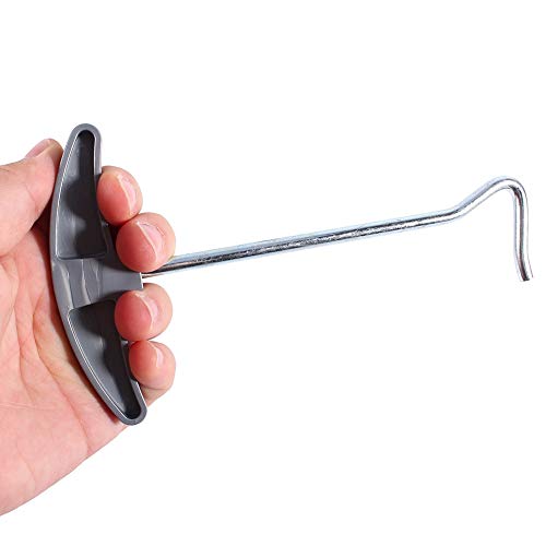 Tent Peg Nail Puller Tool,Tent Stake Puller,Peg Puller Extractor,Steel Awning Stakes Hooks Remover Lifter for Camping and Other Outdoor Activities