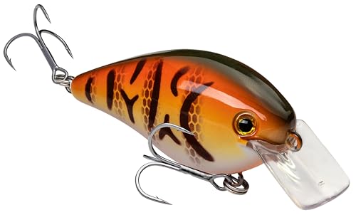 Strike King KVD 1.5 Hard Knock Fishing Lure, 3/8 oz, 3D Lifelike Eyes - color: DB Craw, size: 3/8oz
