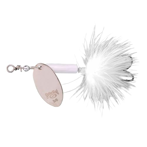 Strike King Bitsy Spinner Wire Bait - color: 204 - White, size: 3/8 oz