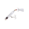 Creek Chub Striper Strike Slow-Sinking Long-Casting Fishing Lure - Saltwater Grade - color: Metallic, size: 3 1/2" (3/4 oz)
