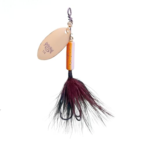 Strike King Bitsy Spinner Wire Bait - color: 563 - Rootbeer, size: 1/4 oz
