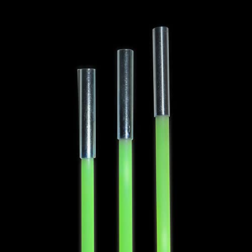 Jameson Glow Fish Rod Kit, 1/4 in x 12 ft – Non-Conductive Fiberglass Glow Rod for Running Wires through Ceilings, Walls, Floors, Attics – Includes Bullet Nose with Eyelet, Hook, and Storage Tube